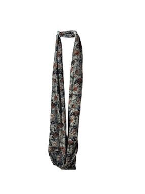 unbranded beautiful floral infinity fashion scarf made of synthetic materials